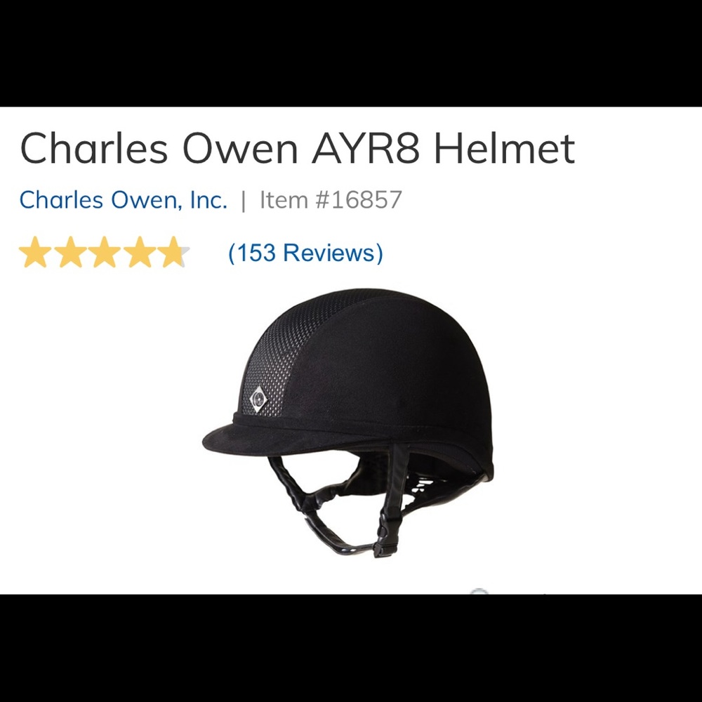 Charles Owen Helmet- AYR8 6/78 / 56